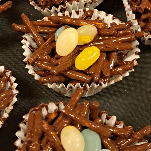 Chocopaas  'vogelnestje' gl en lactvrij