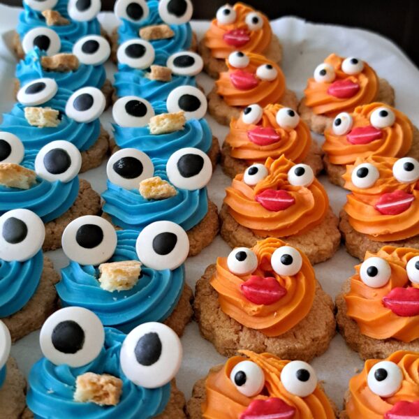Cremekoekjes Mijnheer en mevrouw koekiemonster gl vrij