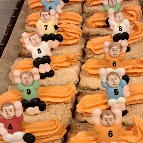 creme koekje voetballer gl vrij